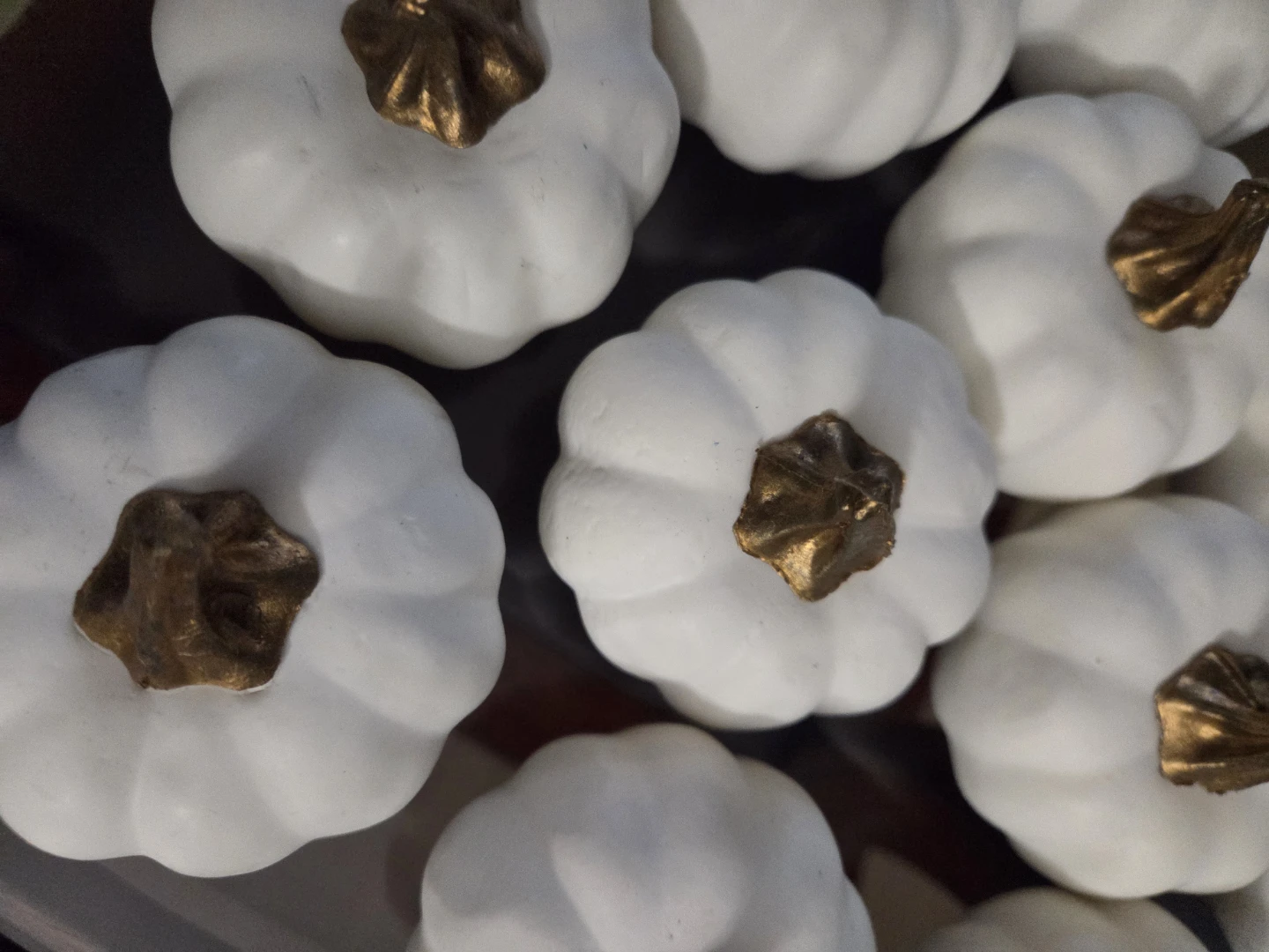White Decorative Mini Pumpkins  – Perfect for Wedding, Fall. - photo 2