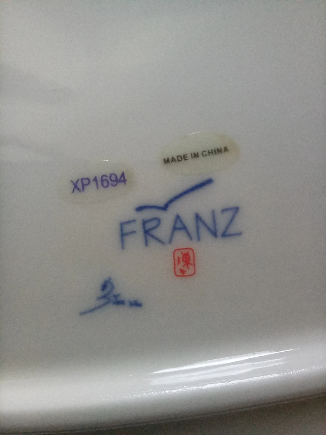 BNIB Franz Porcelain Butterfly & Flower Serving Platter - photo 5