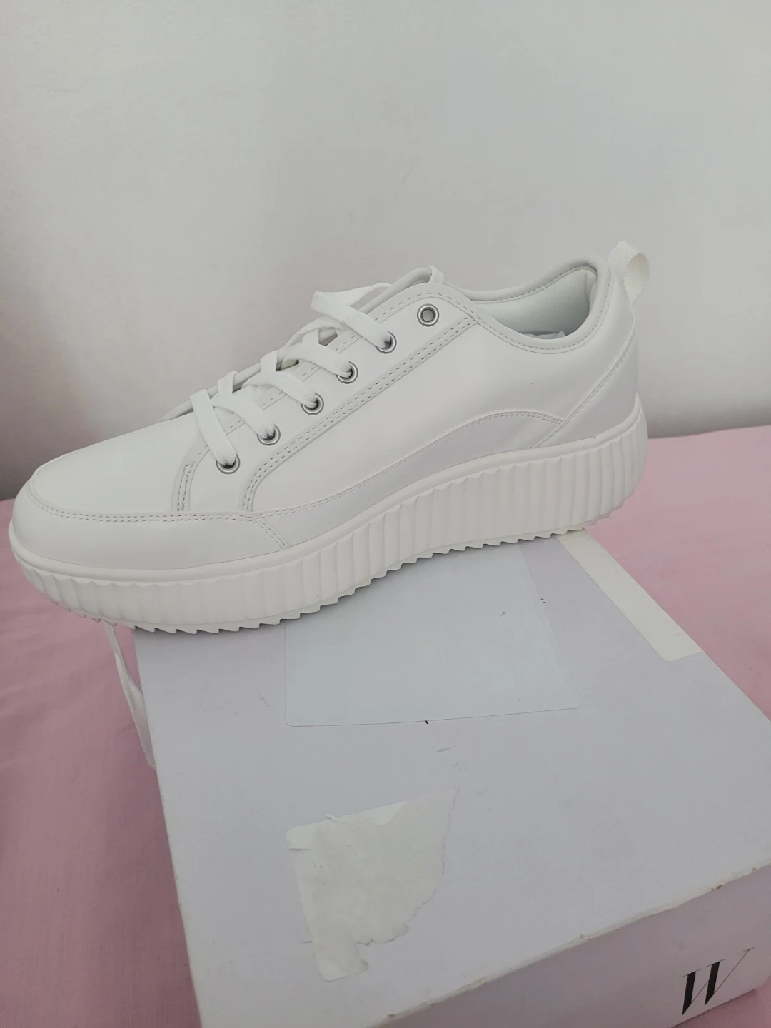 White Platform Sneakers - photo 2