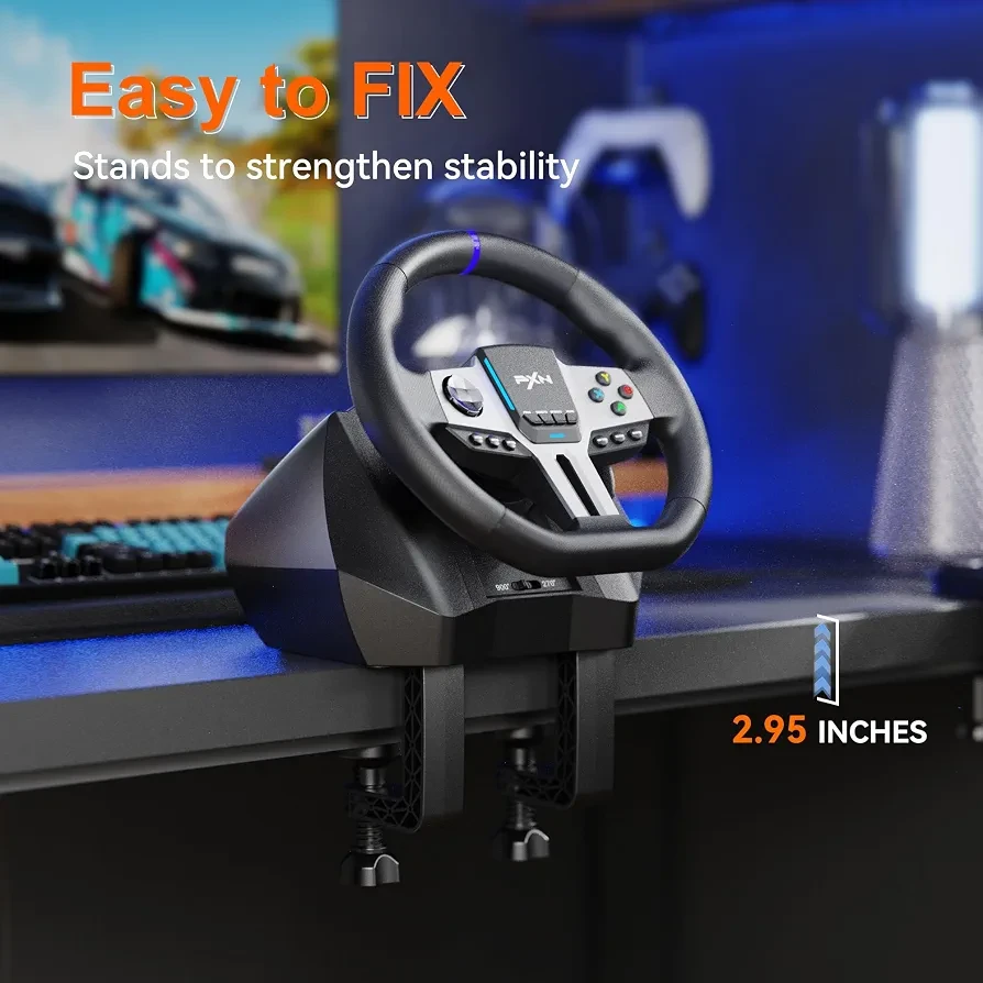 PXN V900 Gen2 Gaming Steering Wheel and Pedals - photo 5