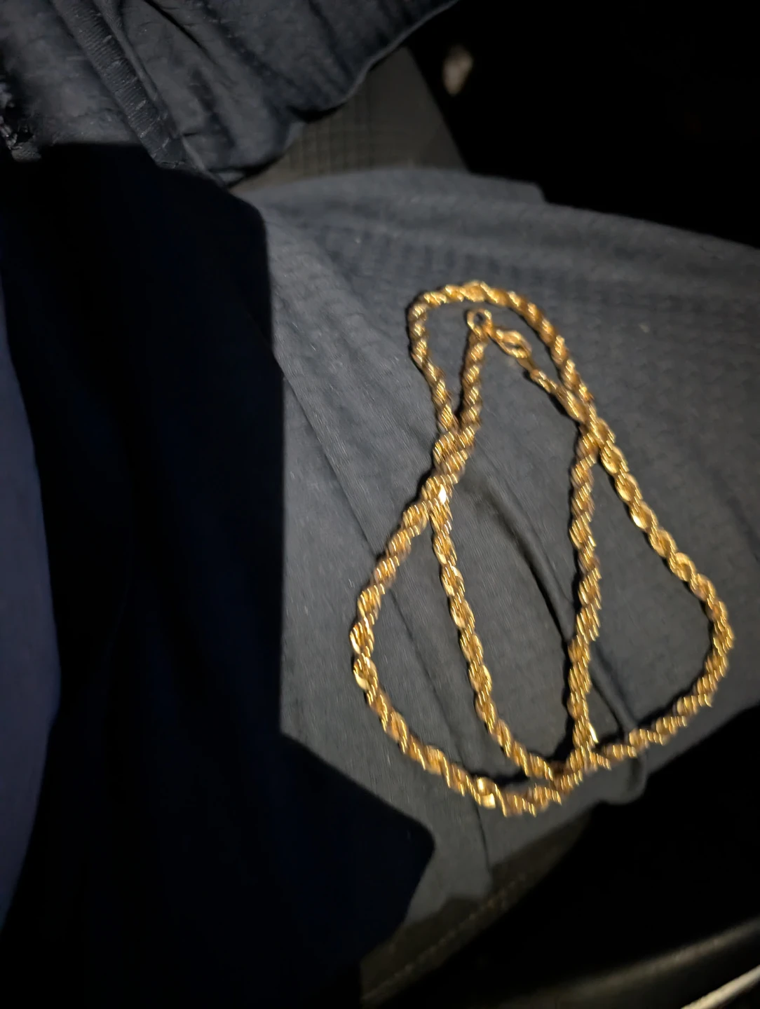 Gold Rope Chain Necklace - photo 3