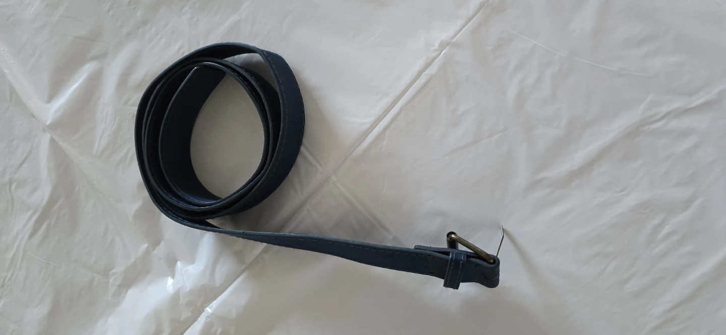 Blue PLeather Belt - photo 2