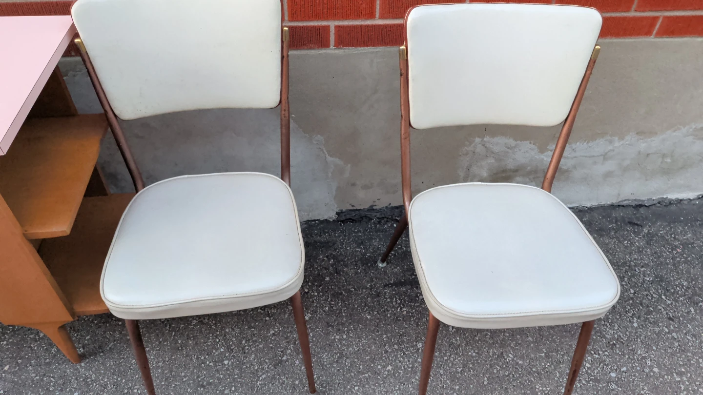 Set of 6 Vintage Kitchen Chairs - photo 2