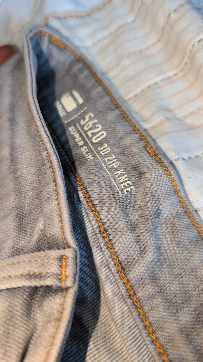 G-Star Raw 5620 3D Zip Knee Super Slim Jeans