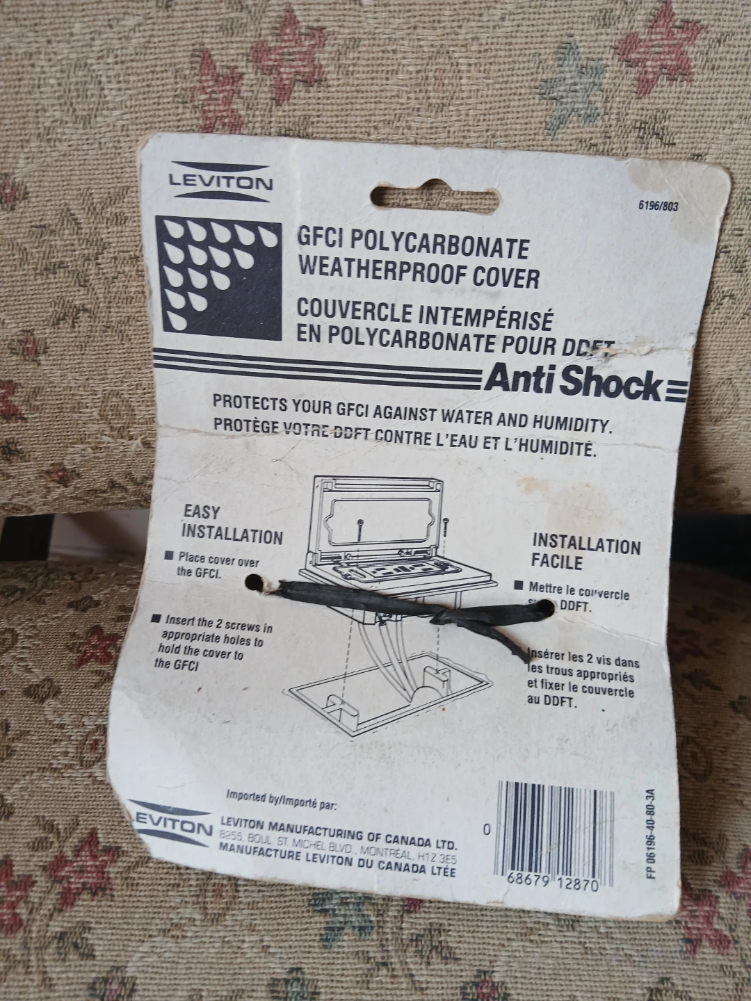Leviton Weatherproof GFCI Outlet Cover - photo 3