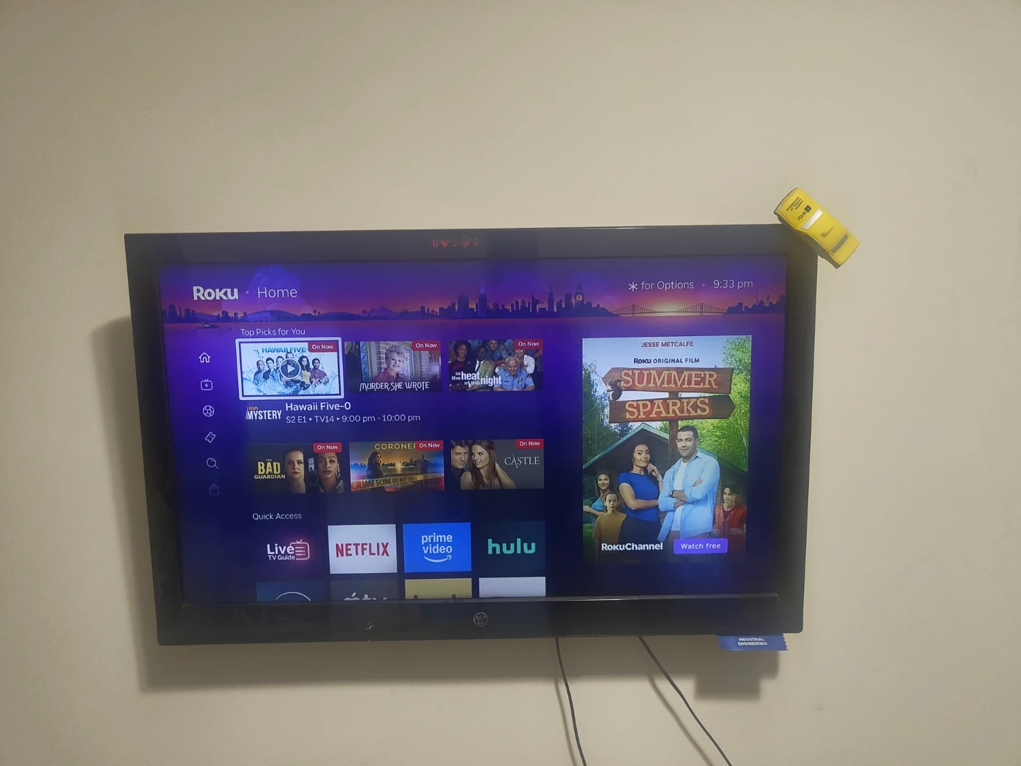 Roku TV with Wall Mount Bracket