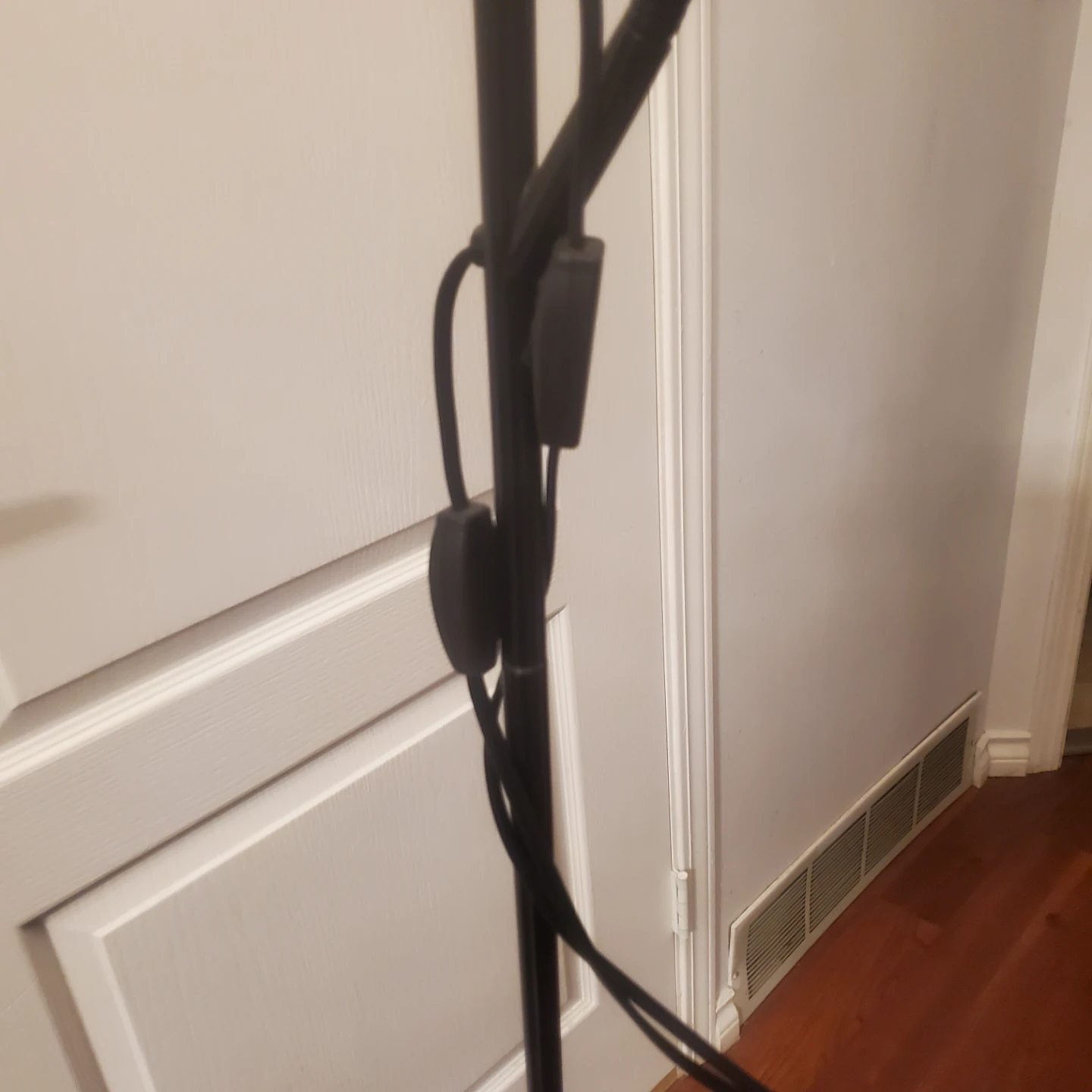 Black Floor Lamp with Two Lights - photo 3