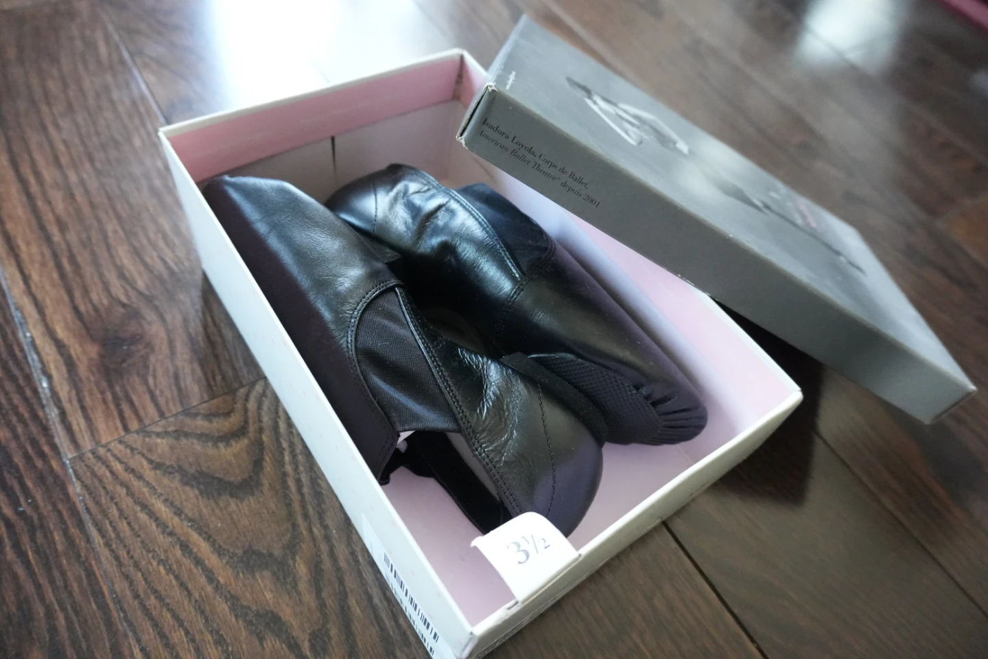 American Ballet Theatre Spotlights Black Leather Jazz Shoes - photo 4