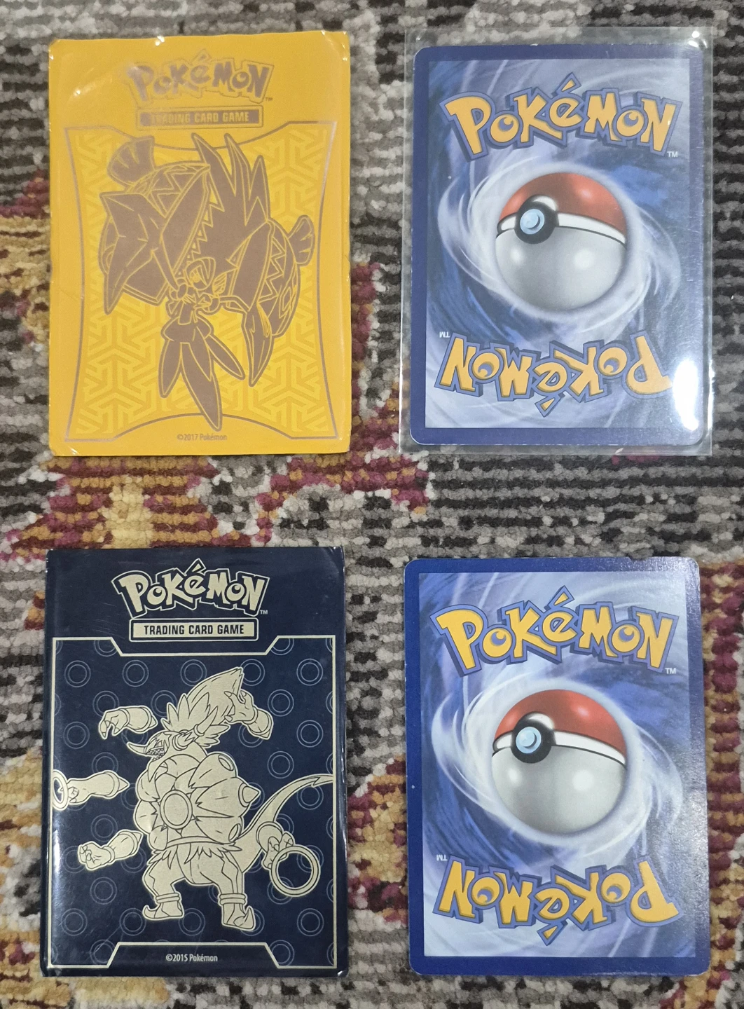 Pokemon Trading Card Sleeves and Cards - photo 2