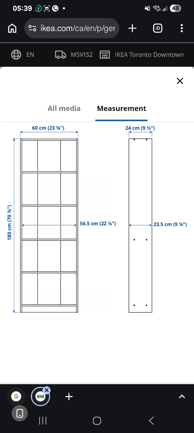 Ikea Gersby Bookcase/shelf white - photo 3