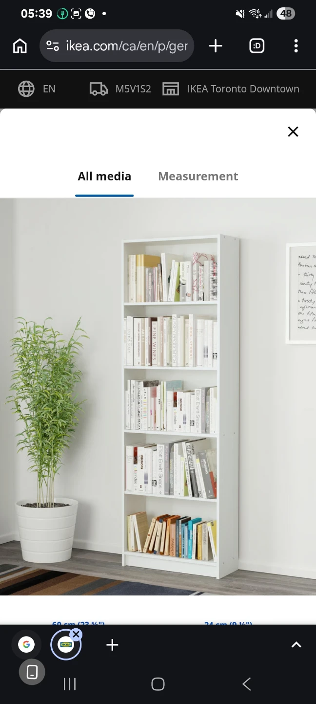 Ikea Gersby Bookcase/shelf white - photo 4