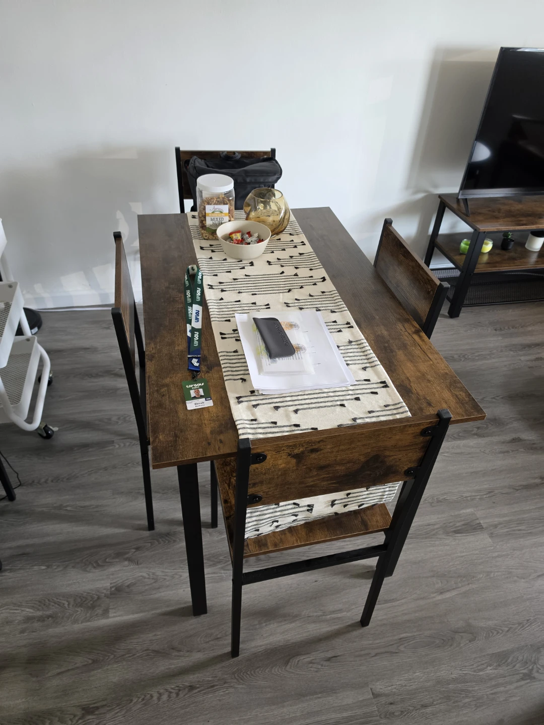 5-Piece Dining Table Set (Table + 4 Chairs) – $120 - photo 3