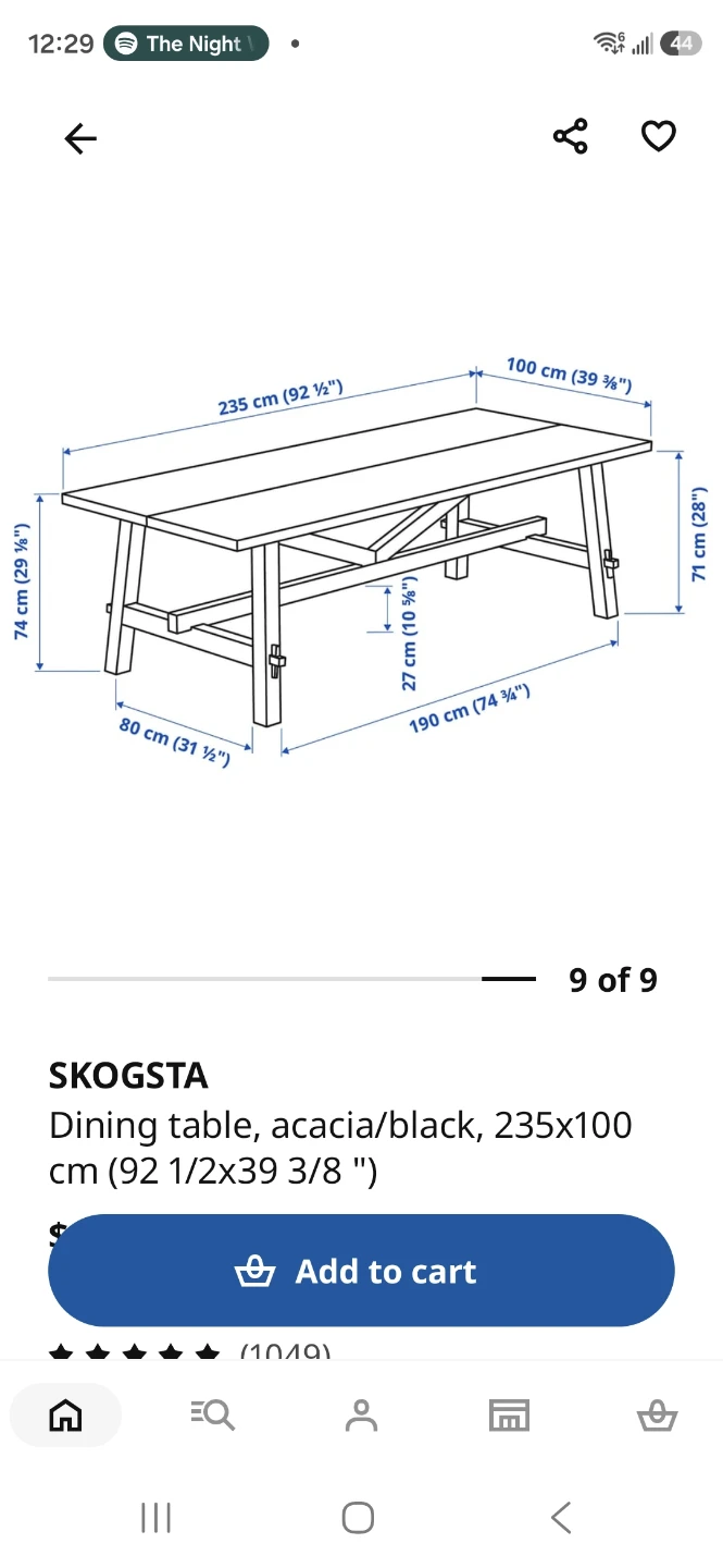 Large Wooden dining table with 6 chairs - photo 4