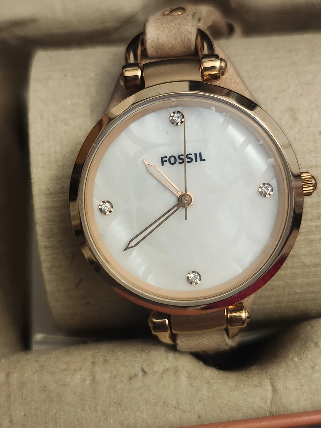 Fossil "54 Radio" Model FS-54 Watch women's pink - photo 2