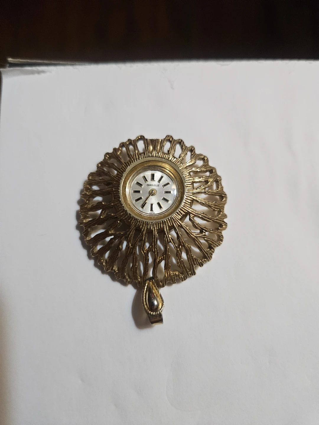 Vintage Swiss Carawelle By Bulowa  Women's Watch Pendant
