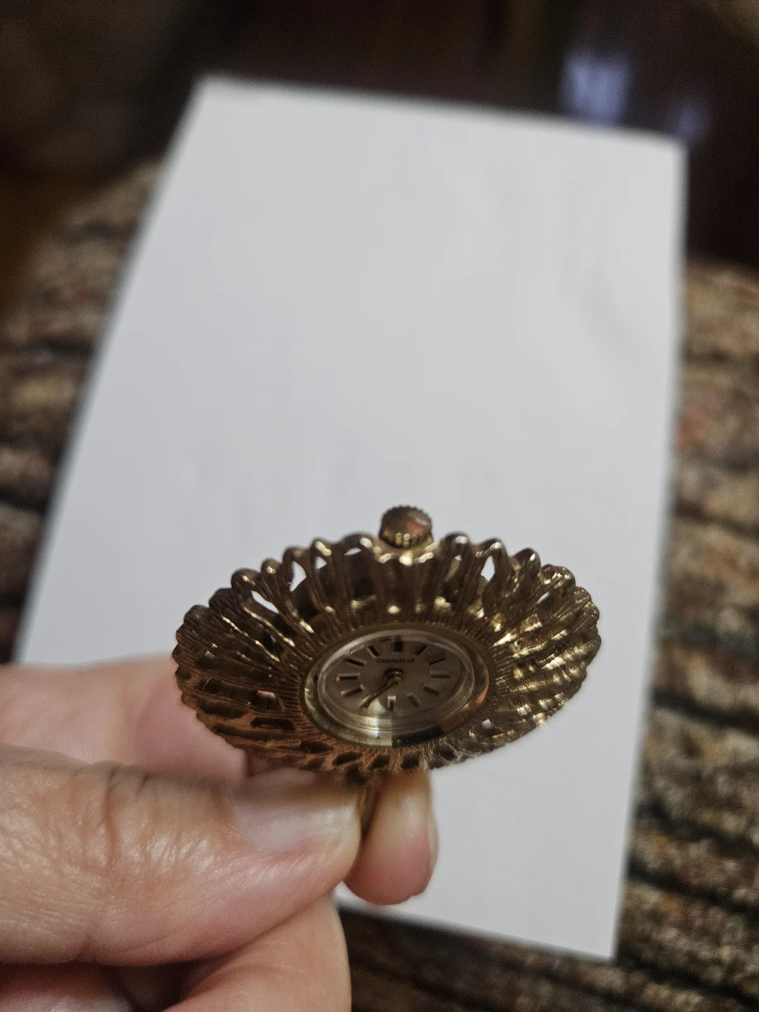Vintage Swiss Carawelle By Bulowa  Women's Watch Pendant - photo 3