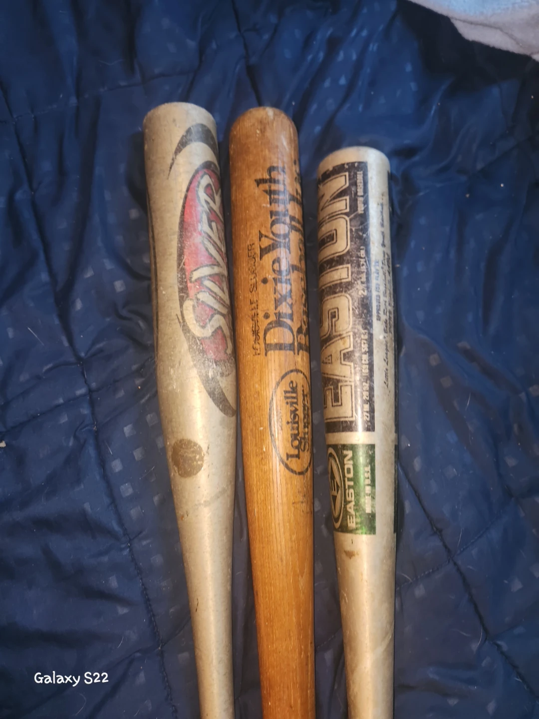 3 Baseball Bats Louisville Slugger Easton Silver Slugger