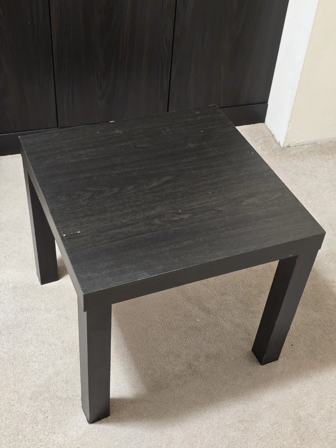 Dark Wood Side Table - photo 2