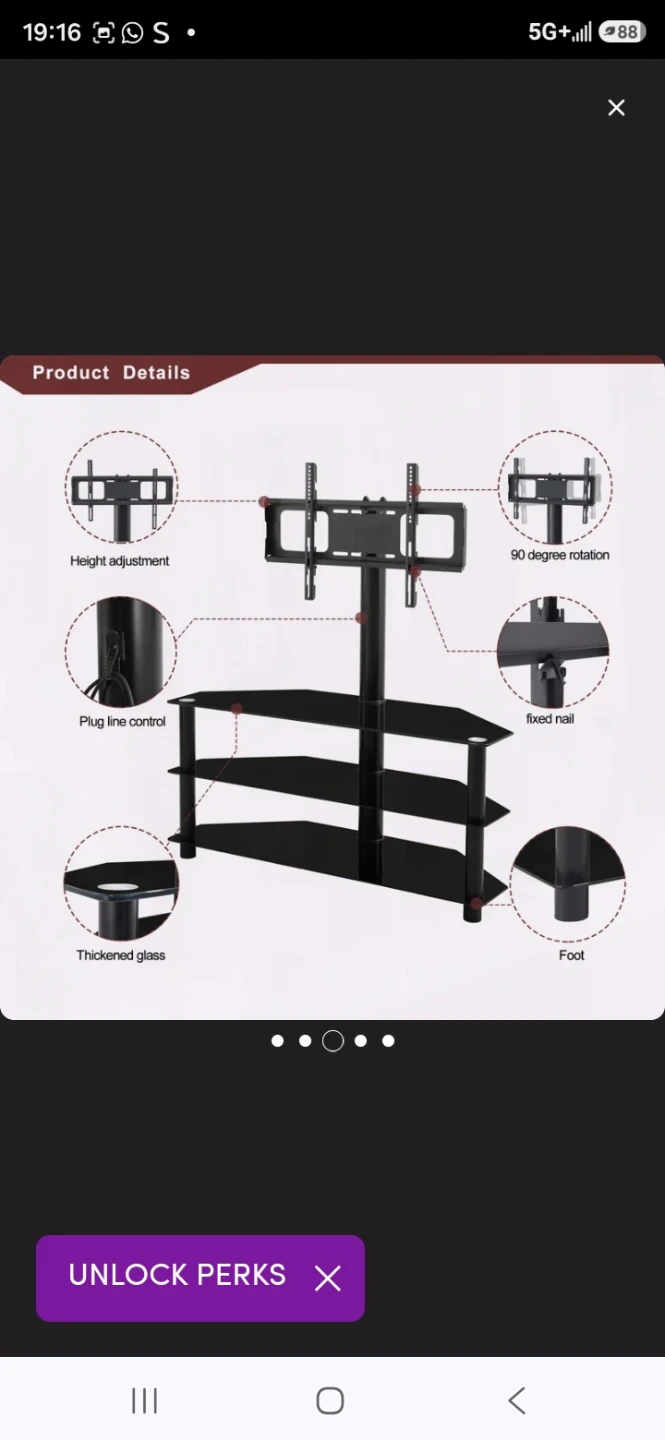 Multi-Function Swivel TV Stand - photo 3