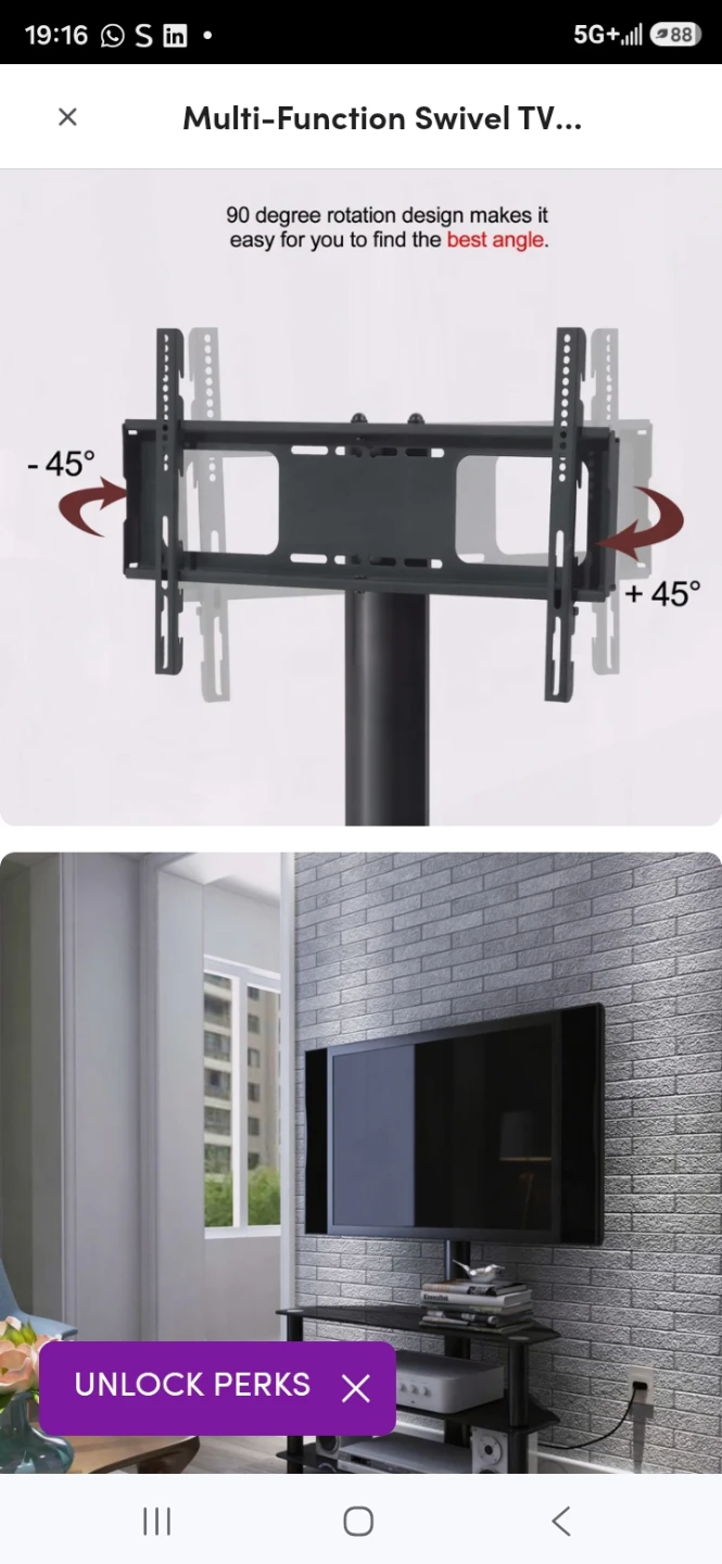 Multi-Function Swivel TV Stand - photo 4
