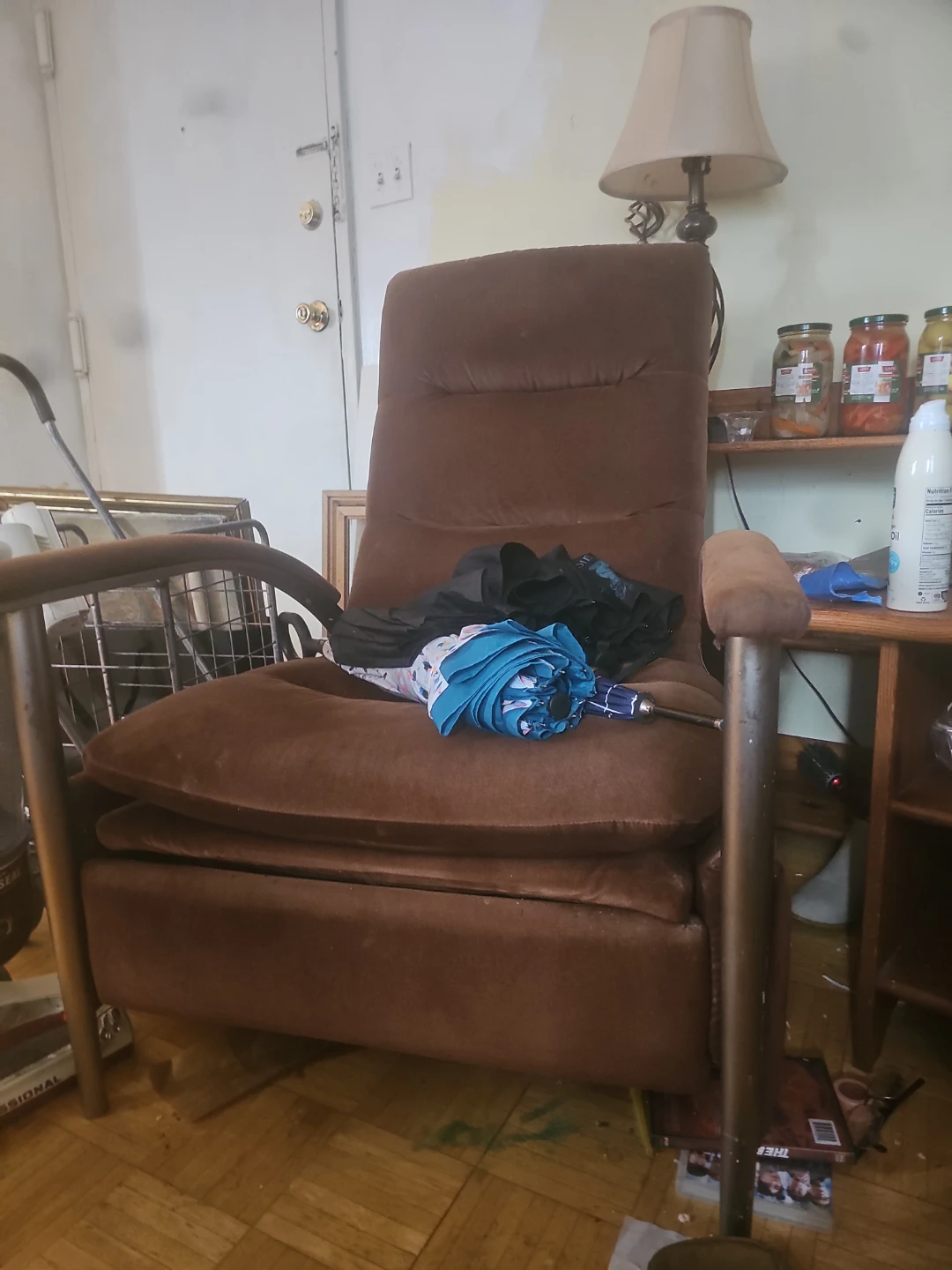 Ethan Allen Brown Upholstered Armchair - photo 2