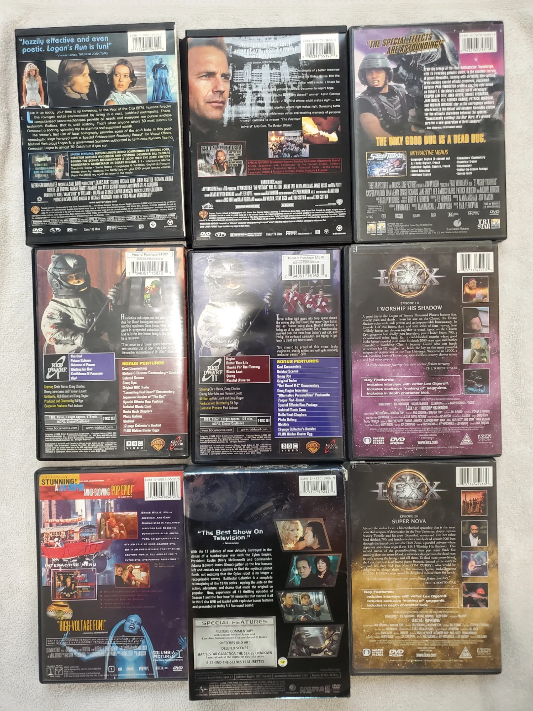 Mixed Lot of 9 Sci-Fi DVDs - photo 2