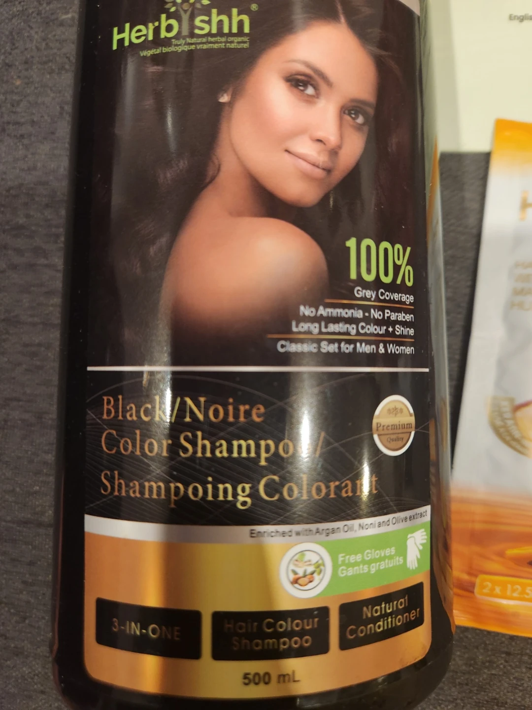 Herbishh 100% Coverage Black Color Shampoo+Conditioner in one - photo 3