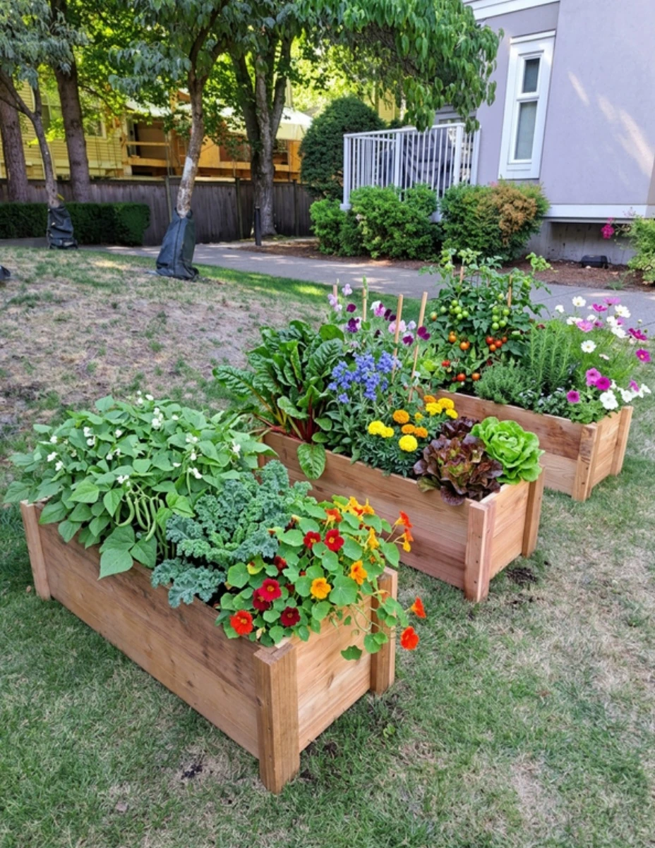 Wooden Garden Planter Box - photo 3