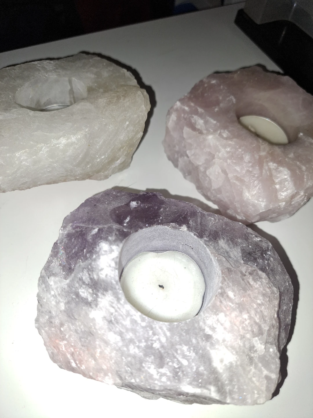 Crystal tealight holders - photo 3