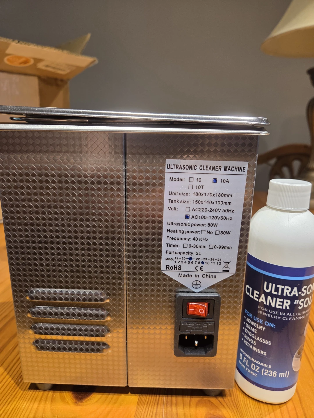 Ultrasonic Cleaner Machine and Solution