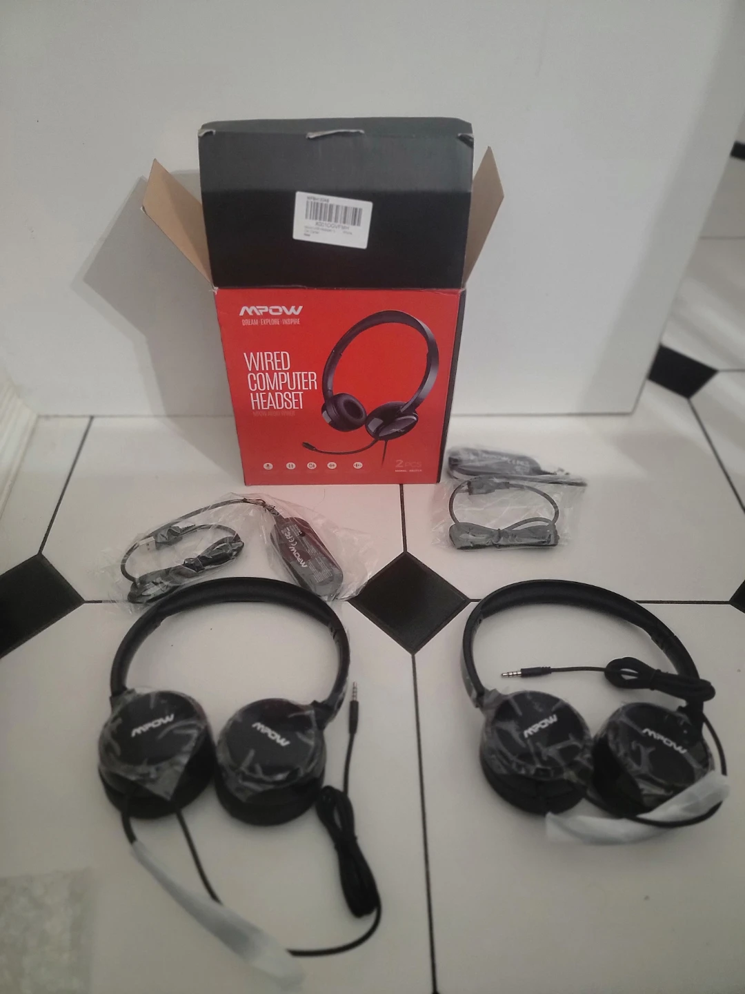Mpow Wired Computer Headset sets of 2 headphones - photo 4