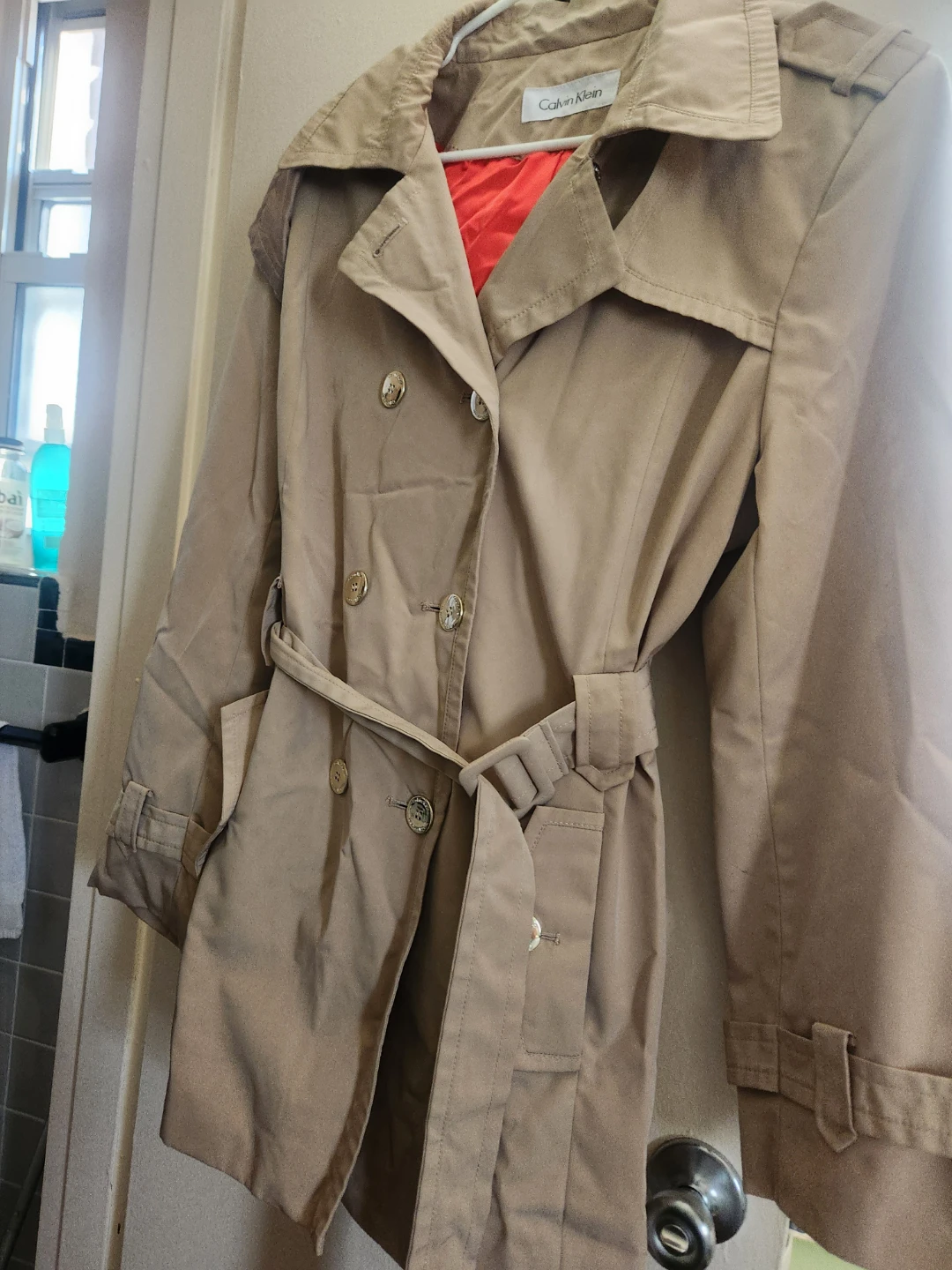 Calvin Klein Women's Beige Trench Coat - photo 2