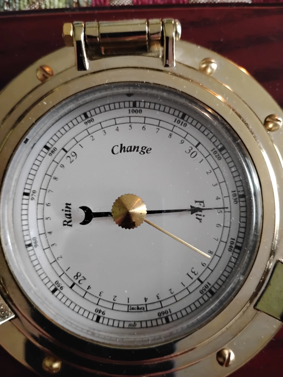 Weems & Plath Clock, Thermometer & Barometer Set - photo 4
