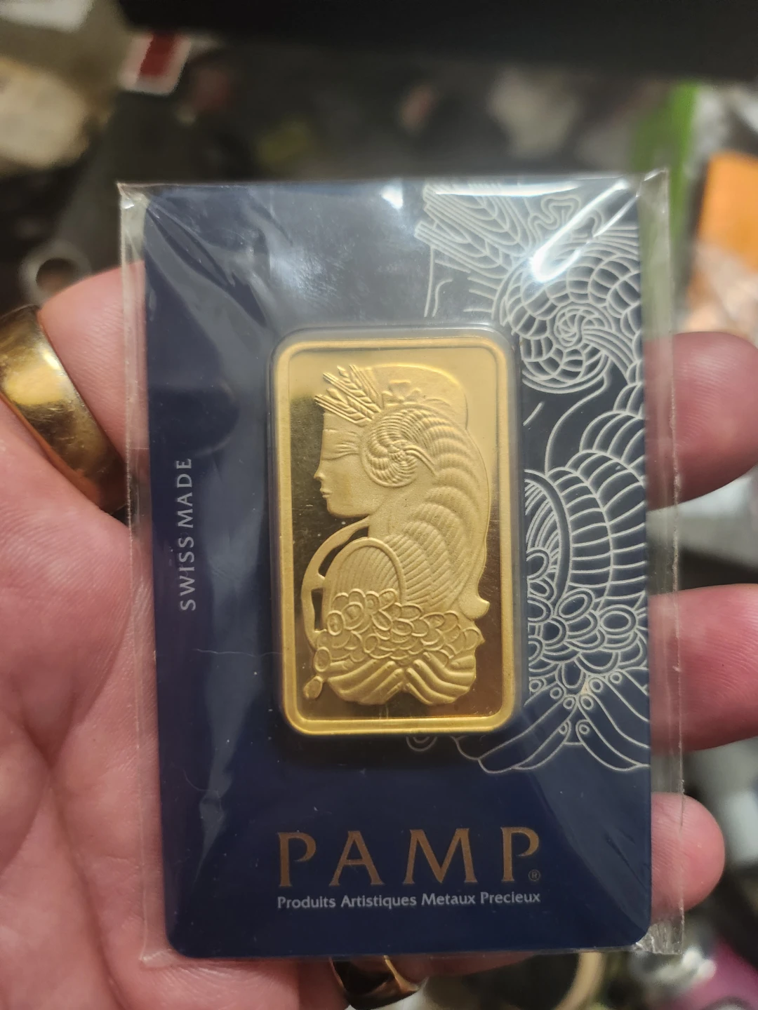 PAMP Suisse 1 Ounce Fine Gold Bar 999.9