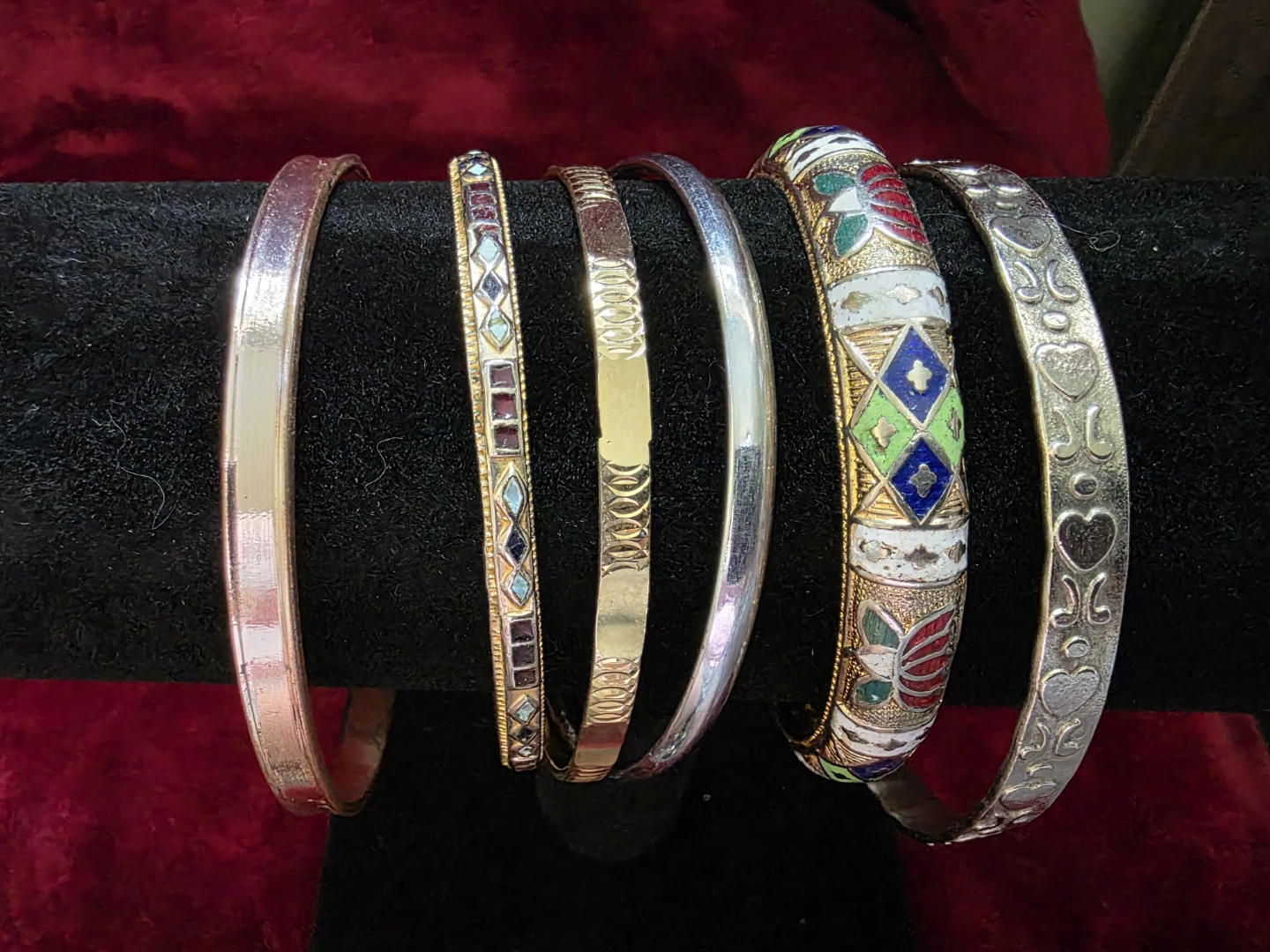 Assorted Bangle Bracelets Set