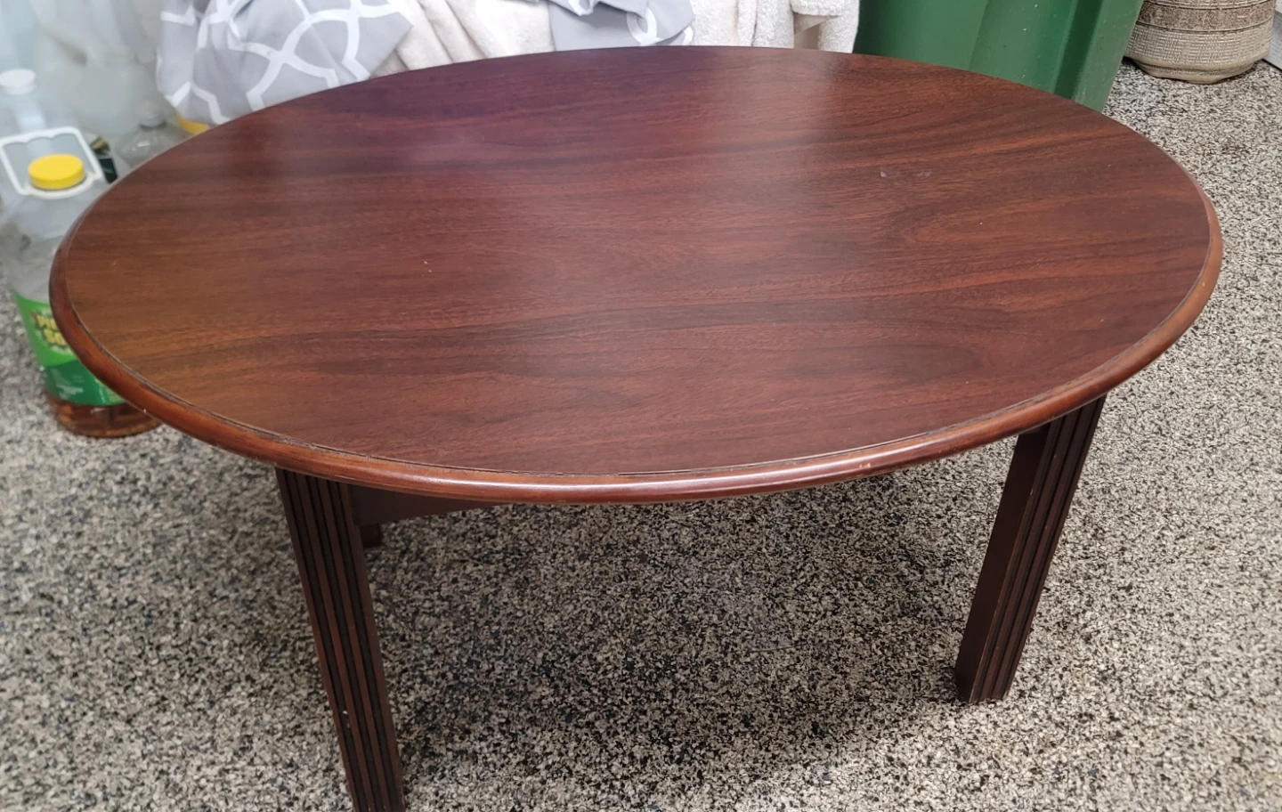 Round Wooden Coffee Table