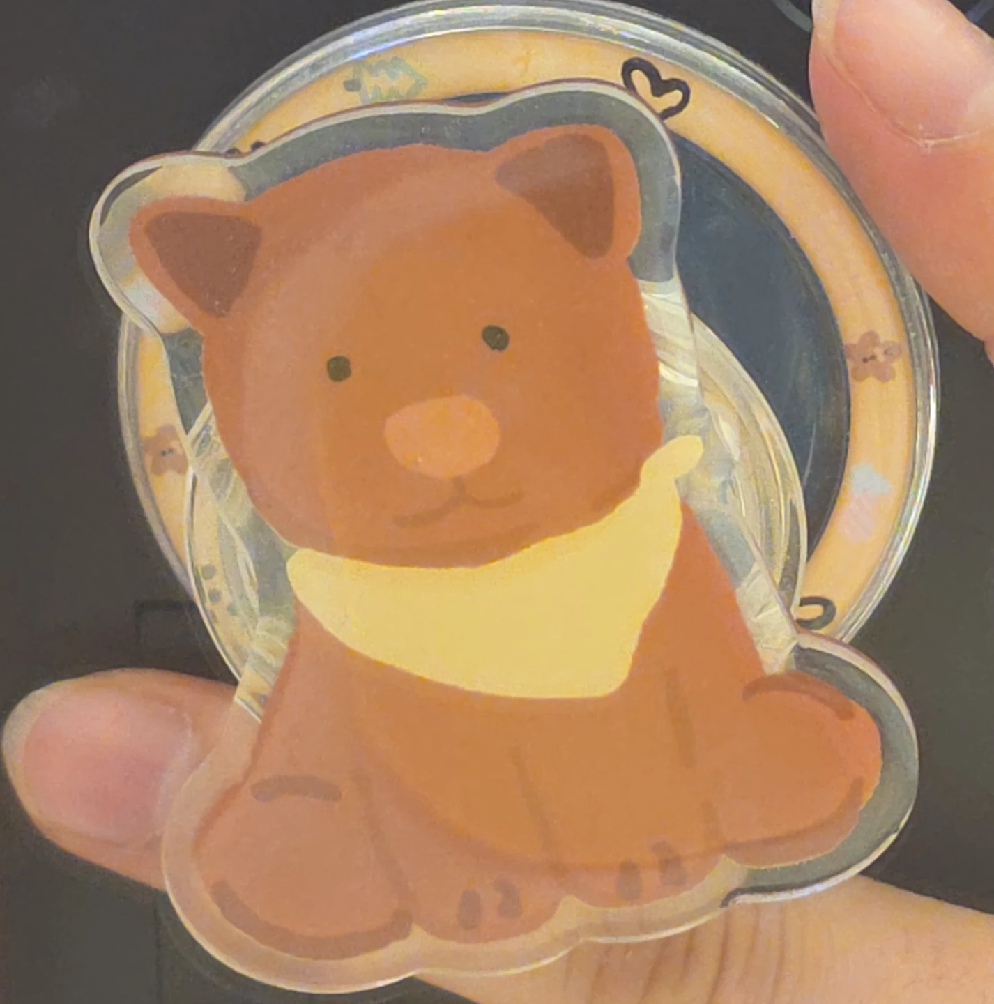 🧸 Cute Bear MagSafe Popsocket 💛 - photo 2