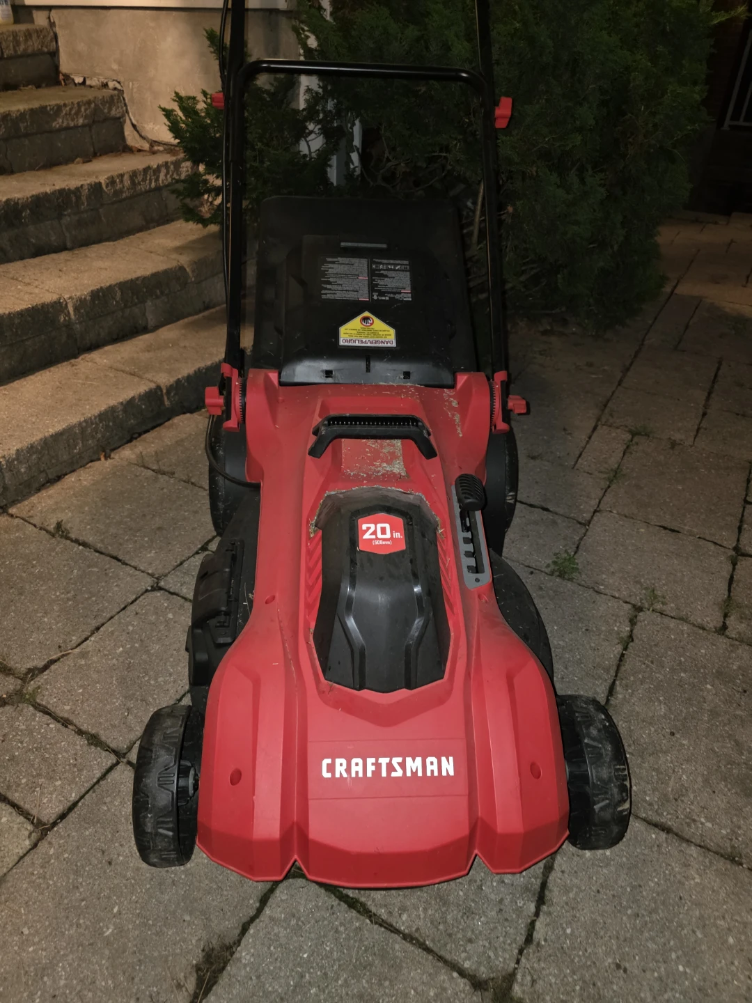 CRAFTSMAN Electric Lawn Mower, 20-Inch, Corded, 13-Ah Type 1