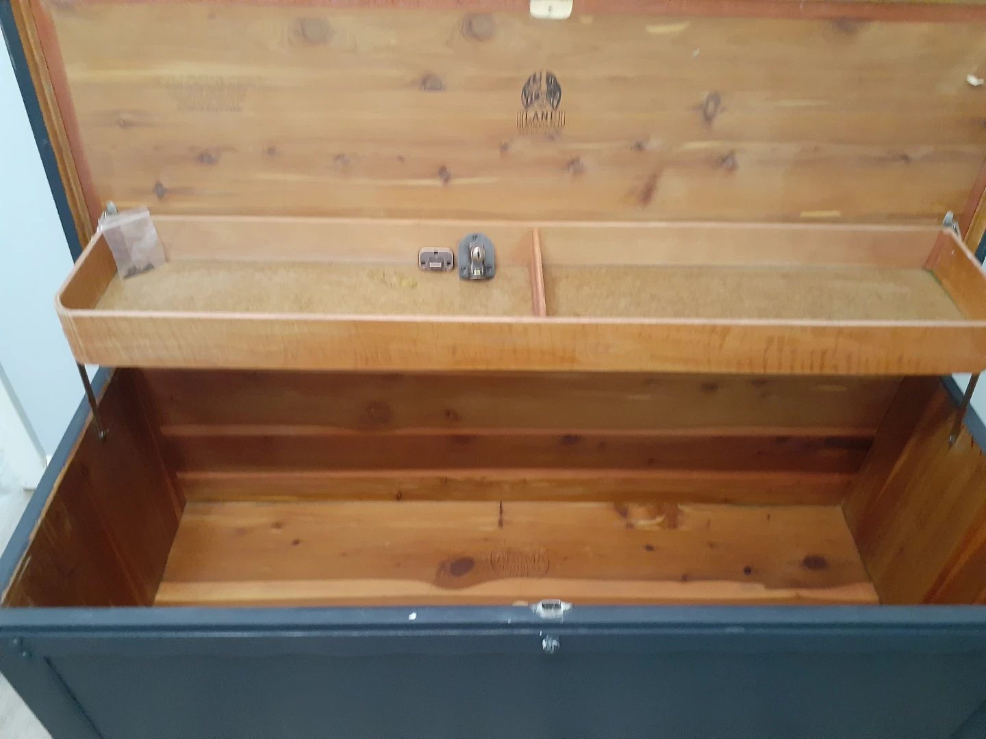Lane Cedar Chest Trunk - Dark Blue - photo 2