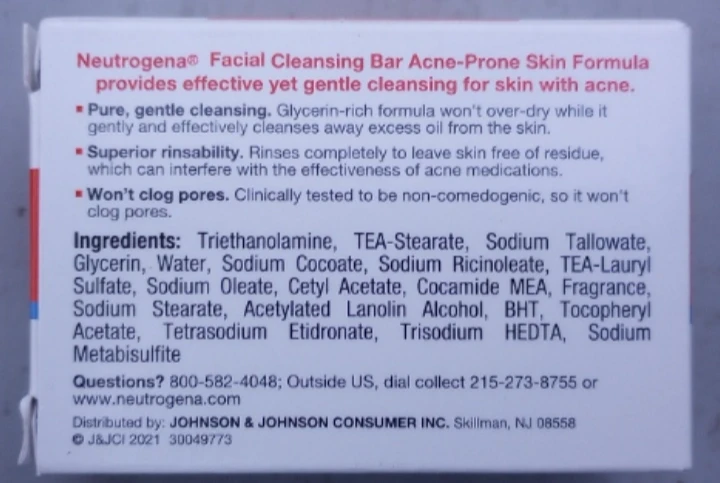 Neutrogena Facial Bar 4-pack - photo 3