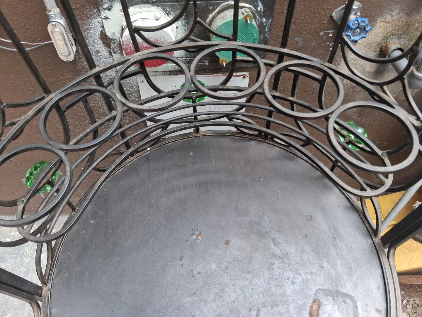 Tall, outdoor/indoor beverage  bar