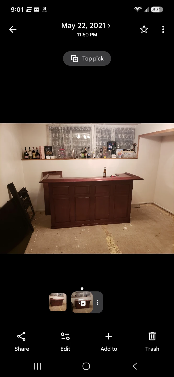 Wooden Bar with Stools - photo 4