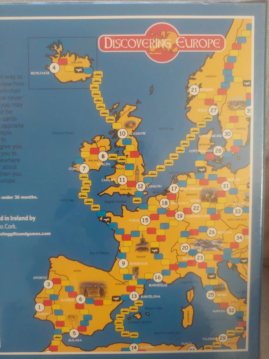 Discovering Europe Board Game - Unopened - photo 5