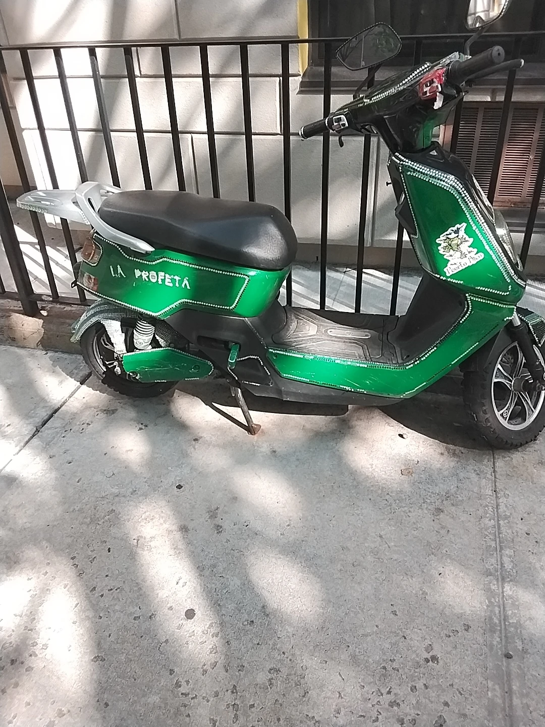 Green Electric Scooter