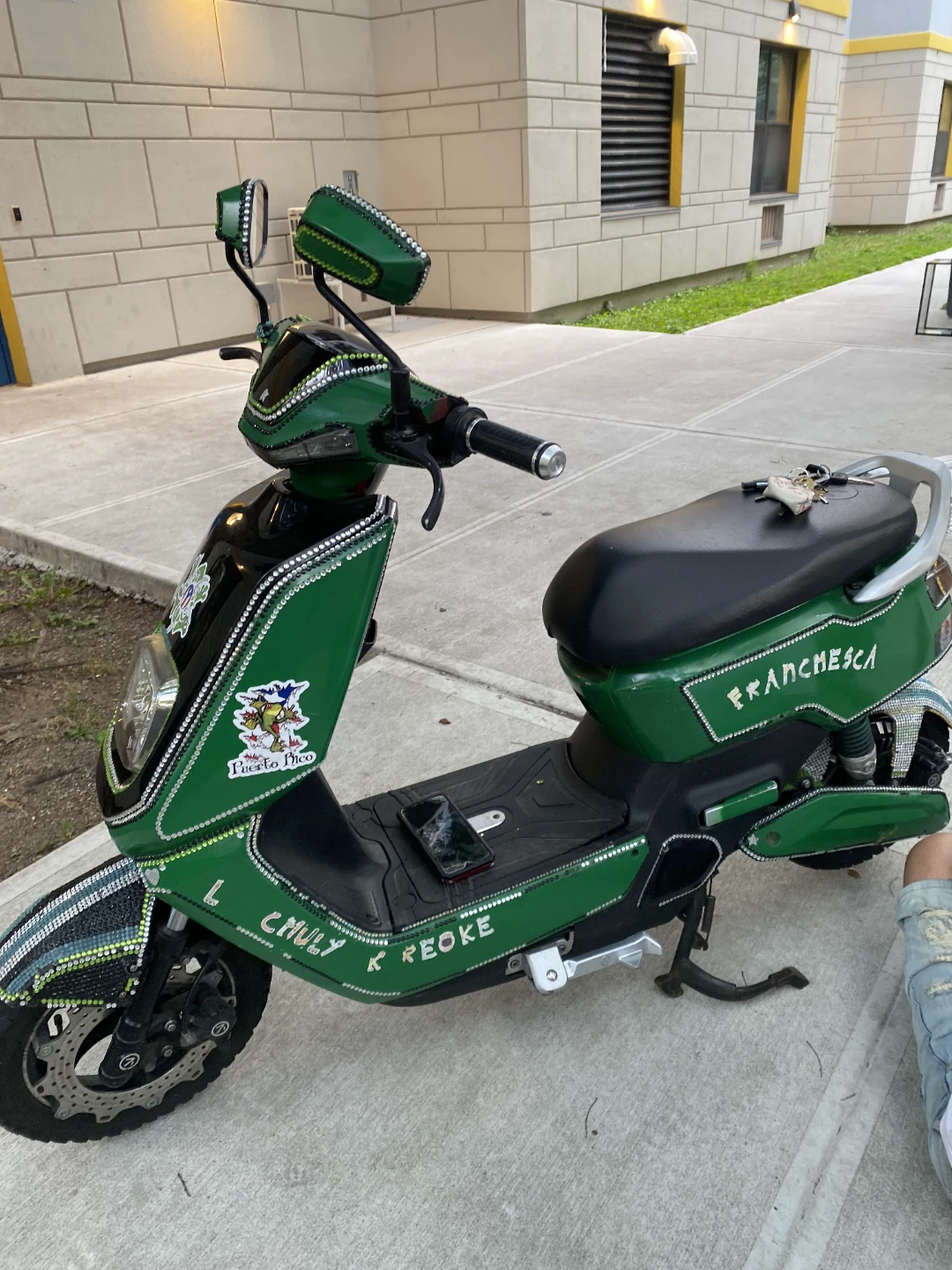 Green Electric Scooter - photo 2