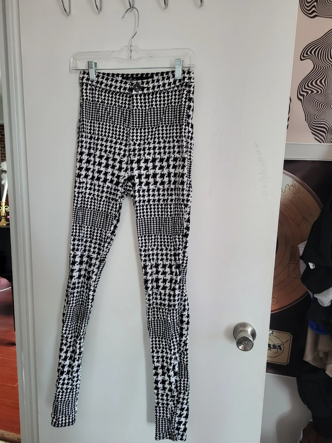 Houndstooth Print Leggings