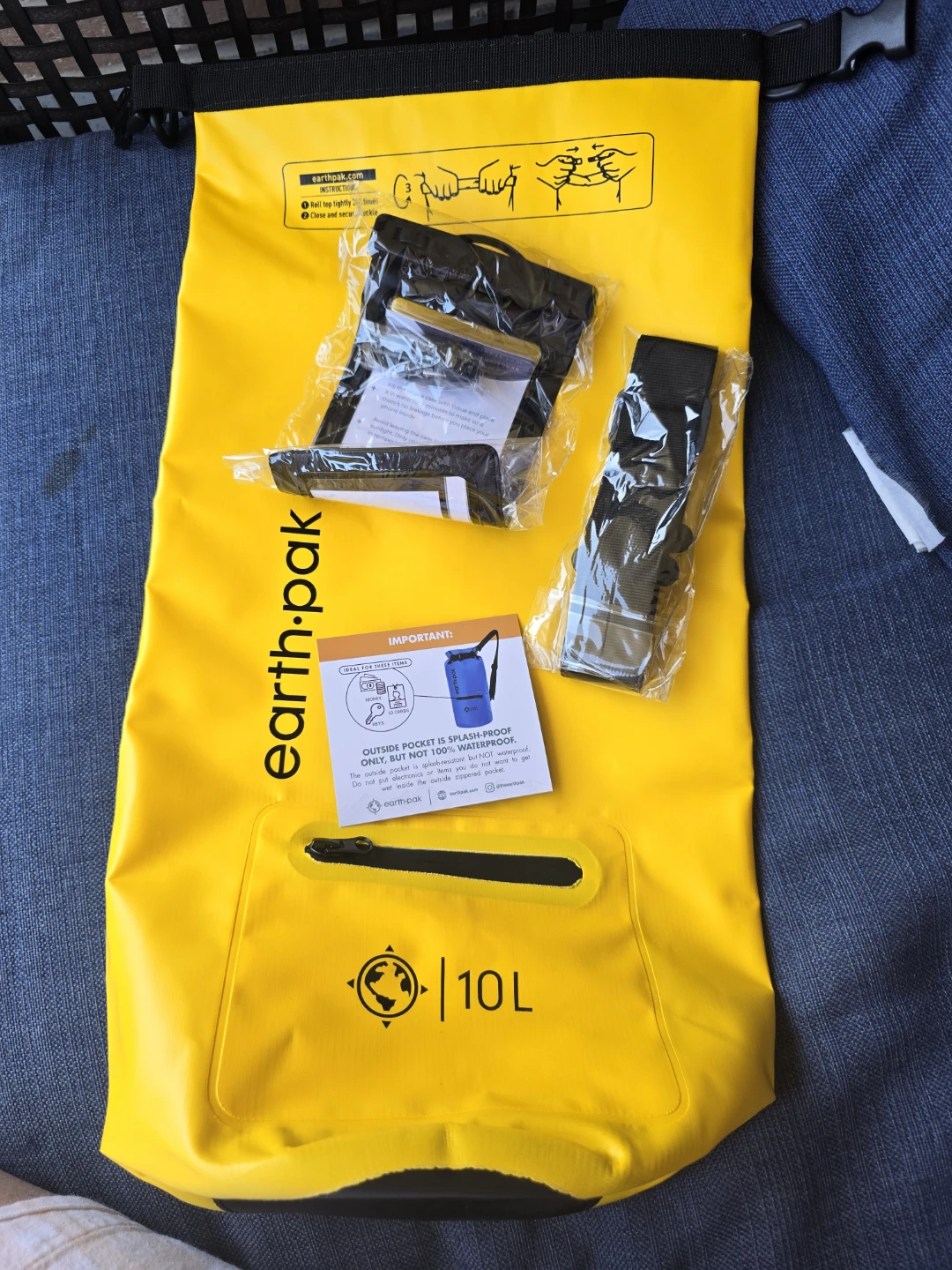Earth Pak 10L Waterproof Dry Bag new