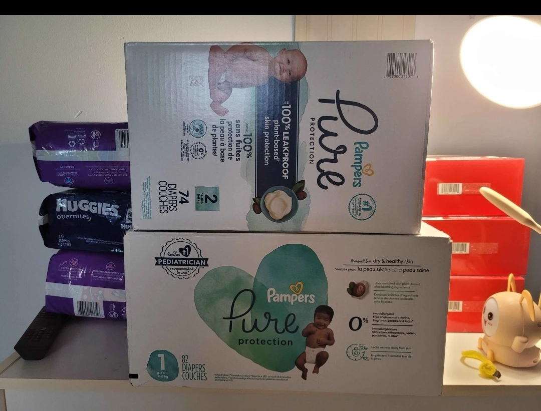 Pampers Pure Protection Diapers - Size 1 & 2