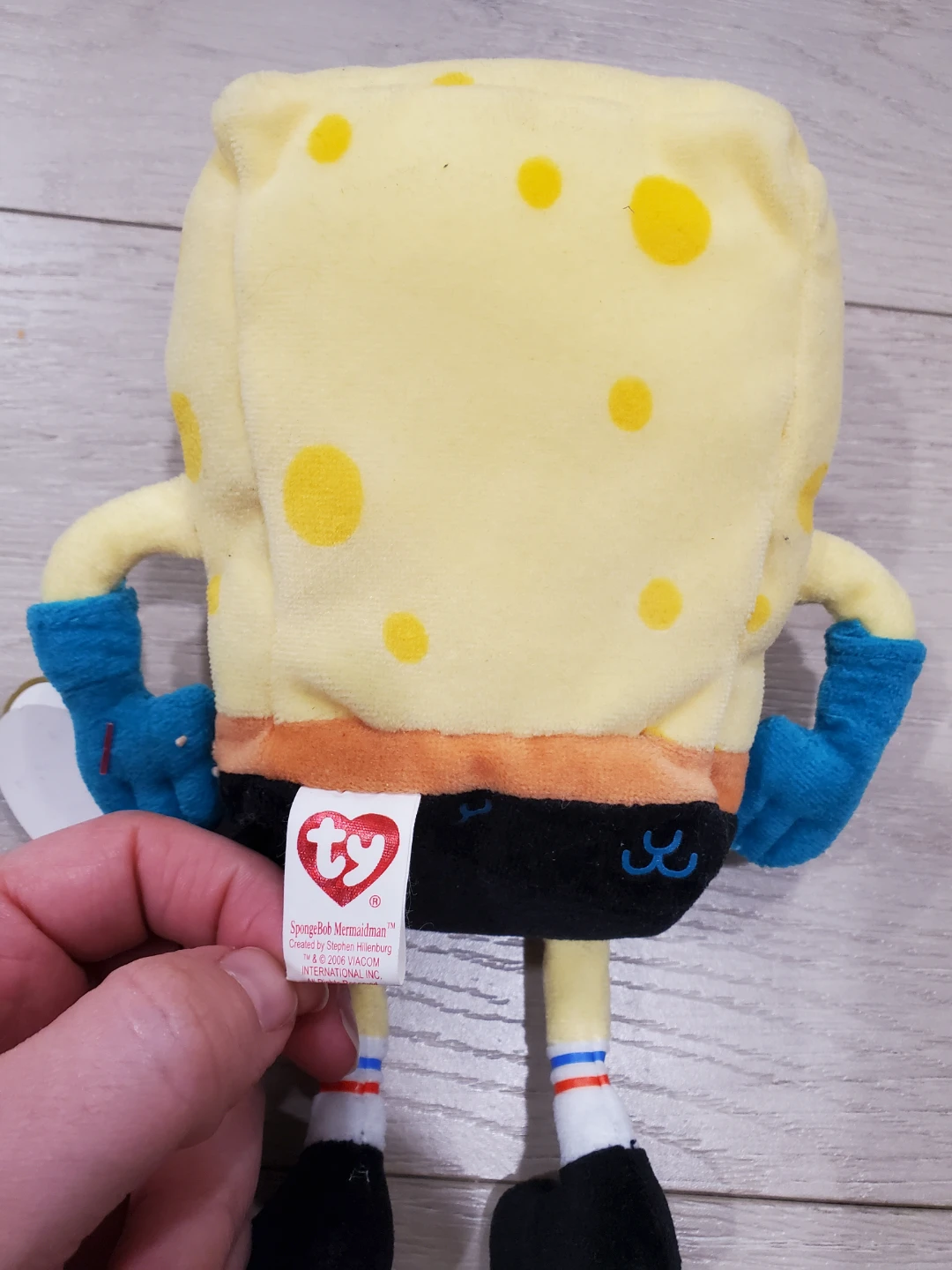 SpongeBob Mermaidman Ty Beanie Babies - photo 2