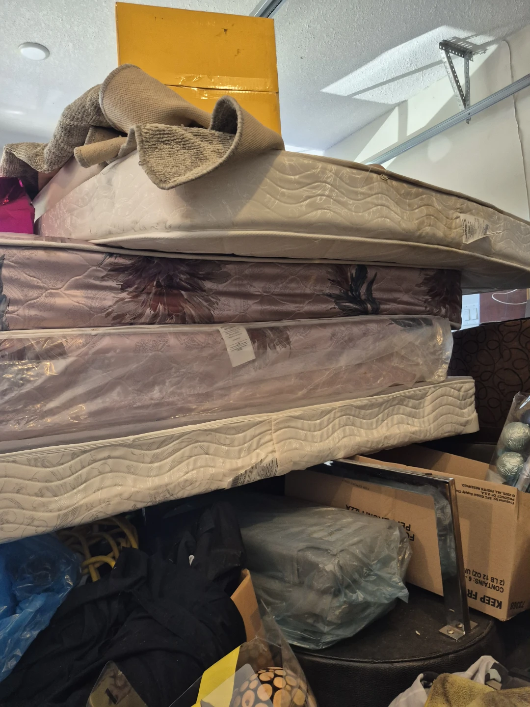 Queen size bed and frame